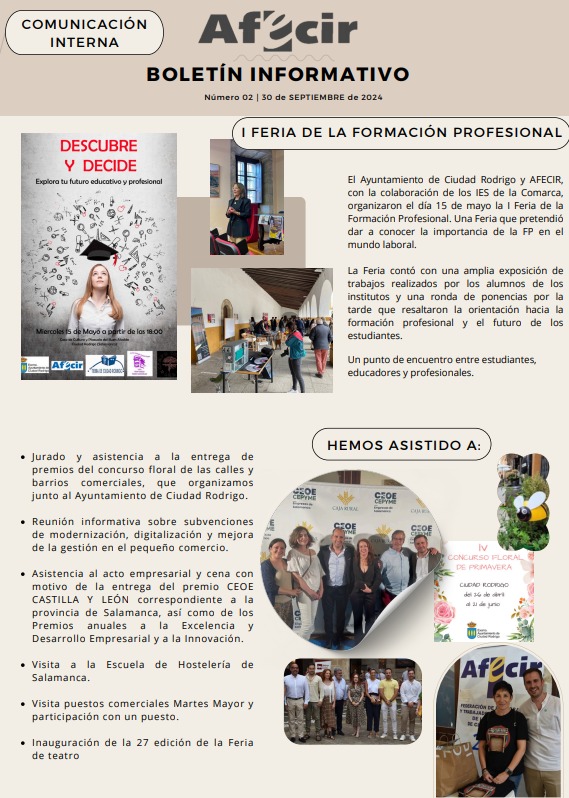 Boletín informativo número 2